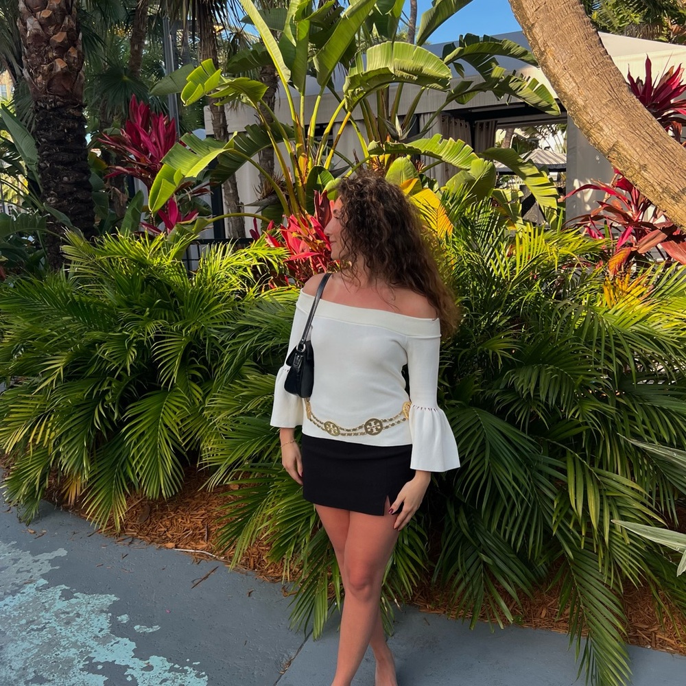 Eliza J Off the Shoulder Sweater